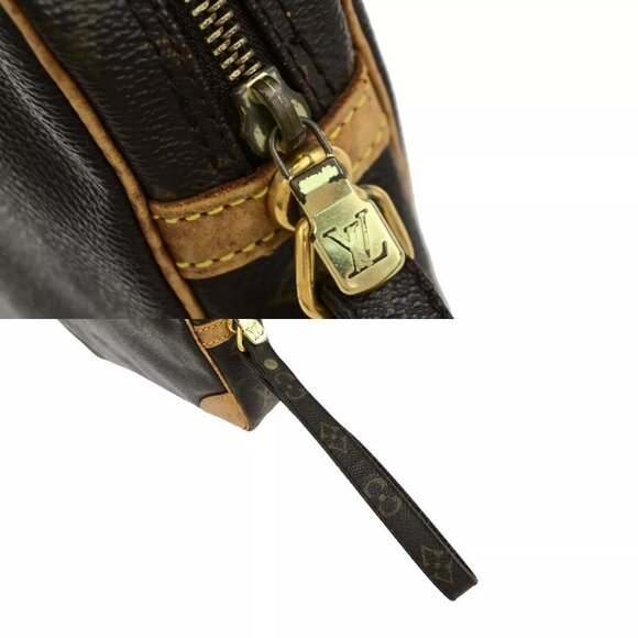 LOUIS VUITTON Marly Dragonne GM Clutch Hand Bag Monogram Brown - Picture 11 of 15